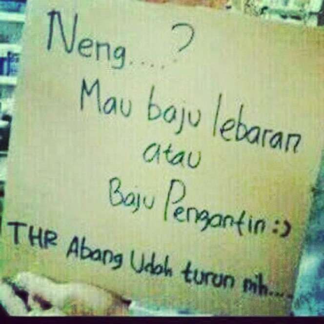 Meme Lucu THR, Lebaran Semakin Dekat...