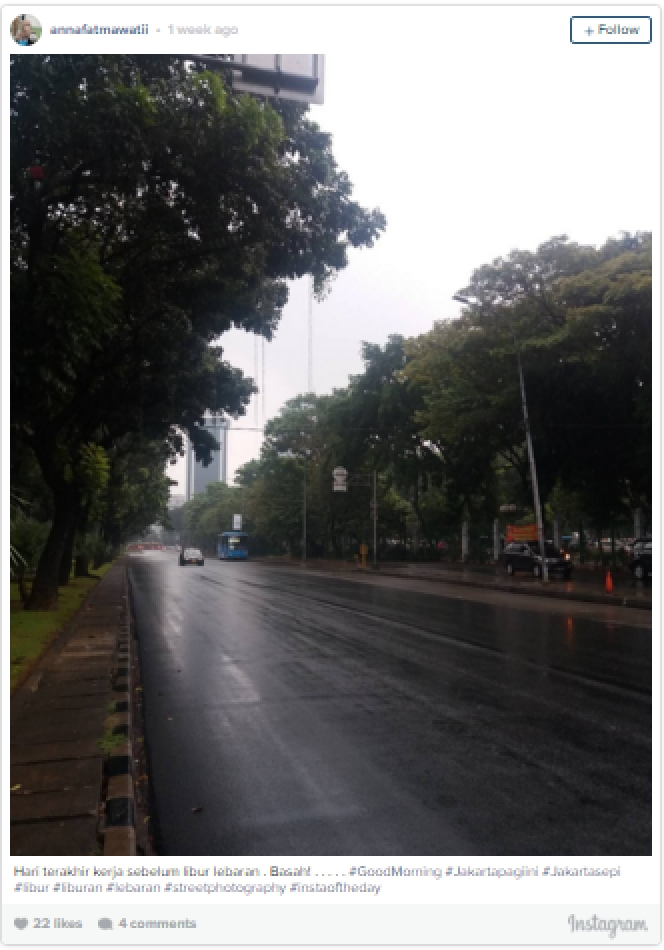 Penampakan Jakarta Sepi Ditinggal Mudik, Bikin Susah Move On