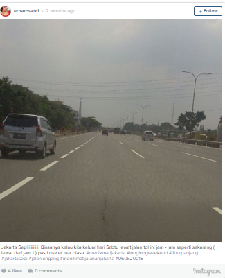 Penampakan Jakarta Sepi Ditinggal Mudik, Bikin Susah Move On