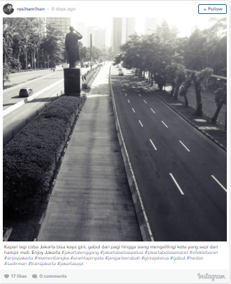 Penampakan Jakarta Sepi Ditinggal Mudik, Bikin Susah Move On