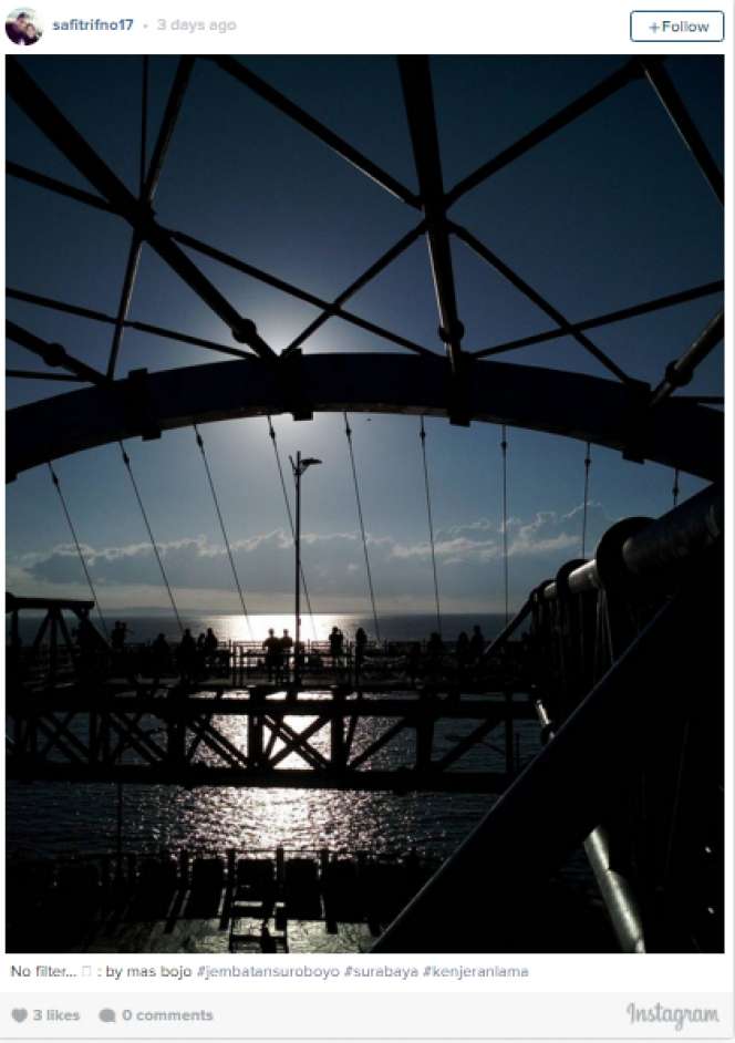`Jembatan Suroboyo` dari Jepretan Netizens