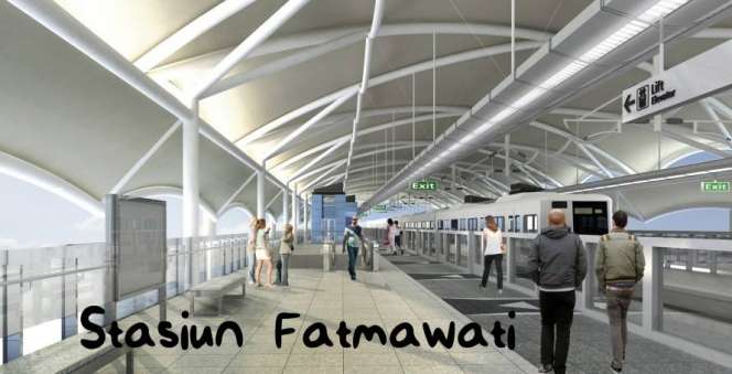 Kerennya Penampakan Stasiun MRT Jakarta