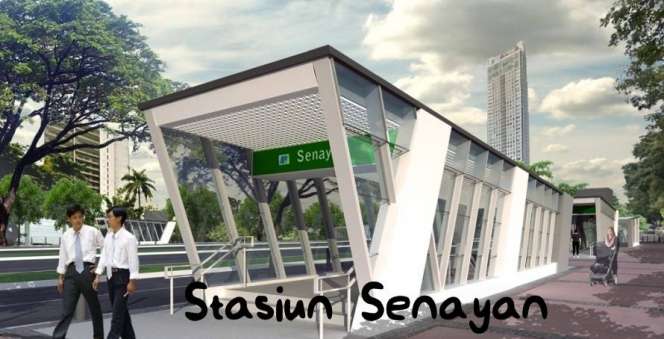 Kerennya Penampakan Stasiun MRT Jakarta