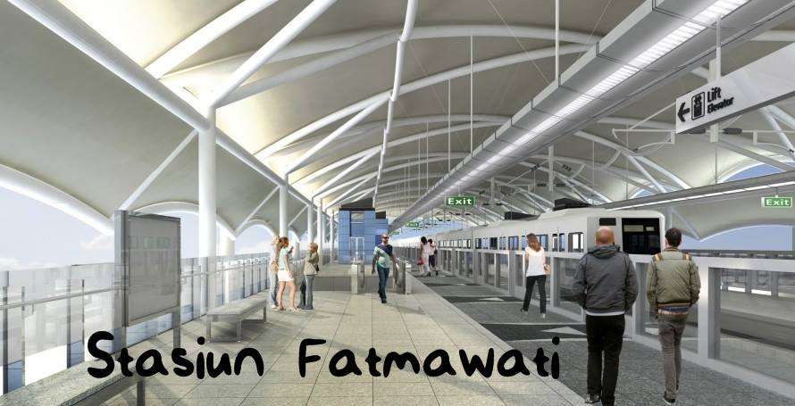 Kerennya Penampakan Stasiun MRT Jakarta