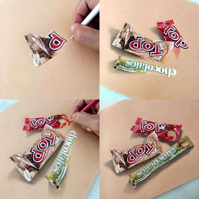 Gambar Tangan 3D Asli Indonesia, Luar Biasa!