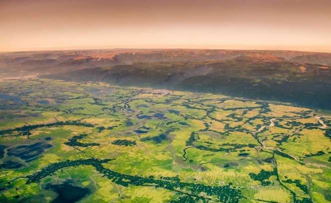 Potret Keindahan Bangladesh dari Ketinggian Pesawat