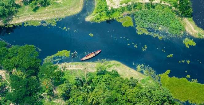 Potret Keindahan Bangladesh dari Ketinggian Pesawat