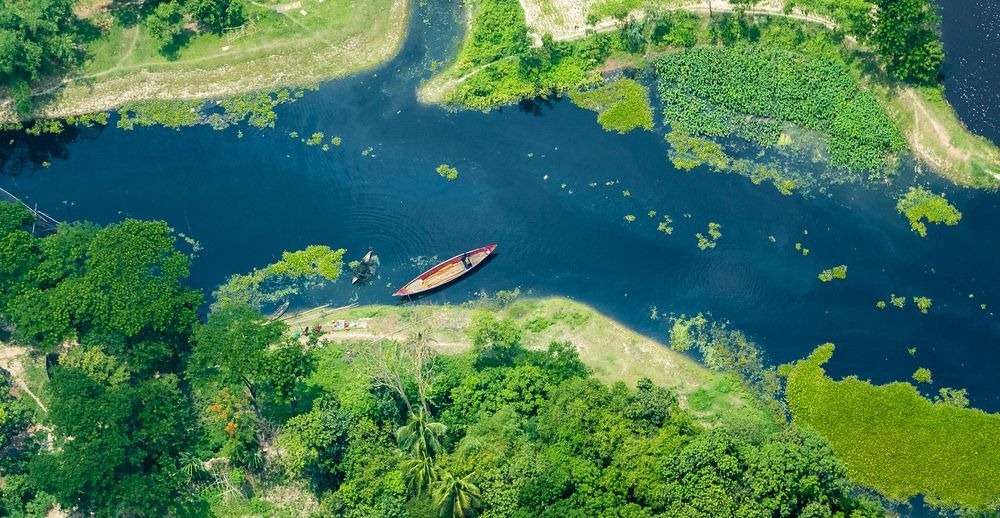 Potret Keindahan Bangladesh dari Ketinggian Pesawat