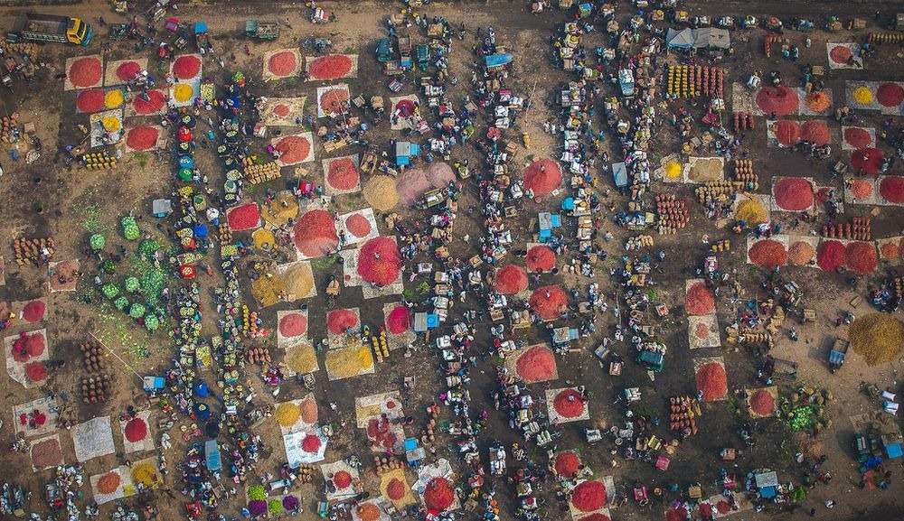 Potret Keindahan Bangladesh dari Ketinggian Pesawat