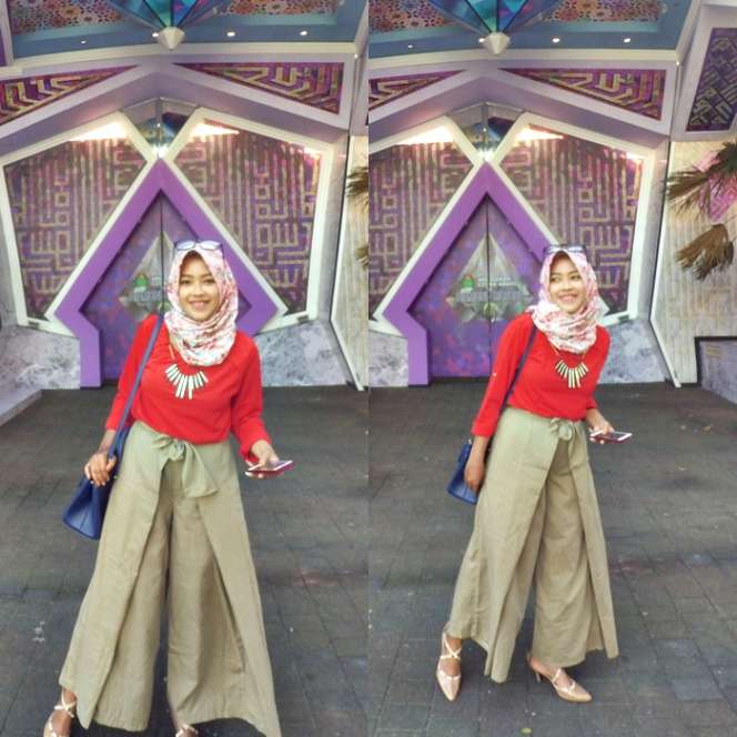 #HOTD: `Palazzo Pants` Bikin Darawahyu Maretna Bebas Gerak