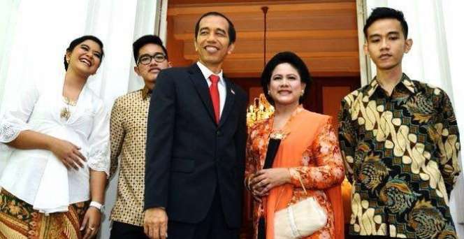 Potret Keluarga para Presiden RI