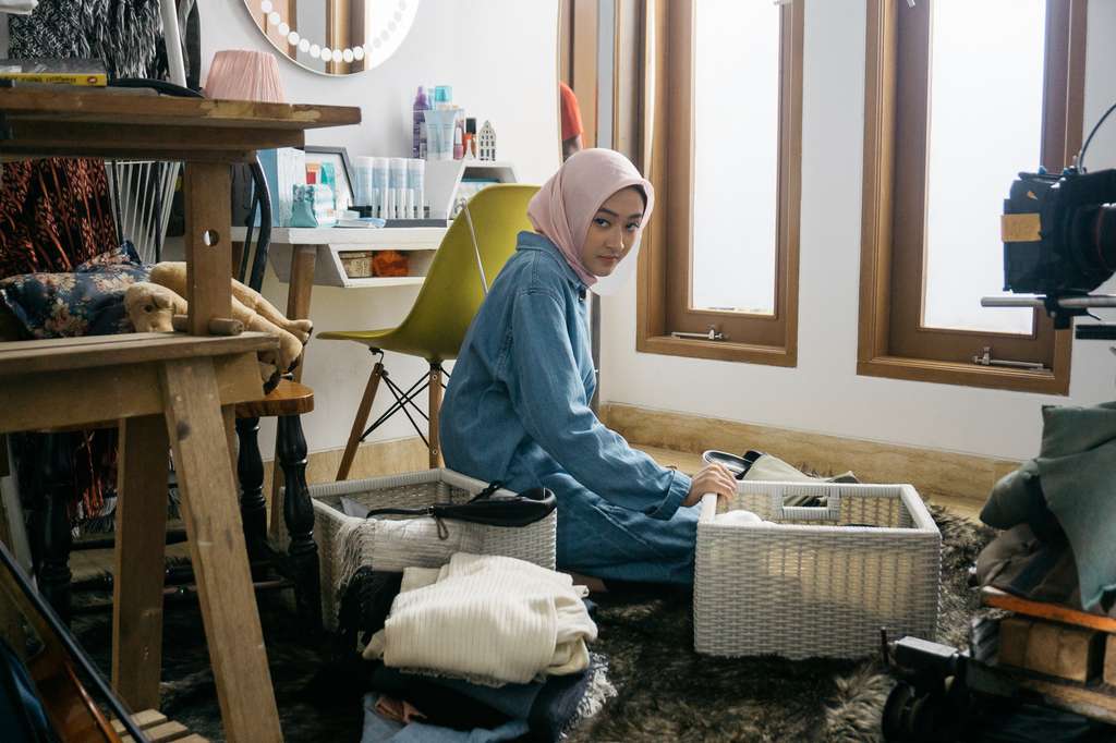 Foto Dibalik Layar Webseries Hijab Love Story Season 2