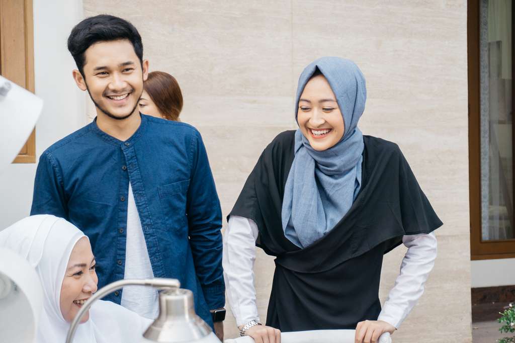 Foto Dibalik Layar Webseries Hijab Love Story Season 2