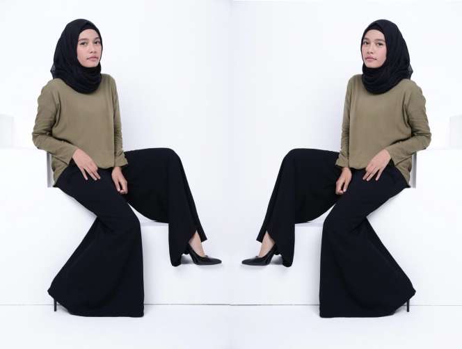 #HOTD: Paduan Simpel Warna Army Prilia Nur Afrida
