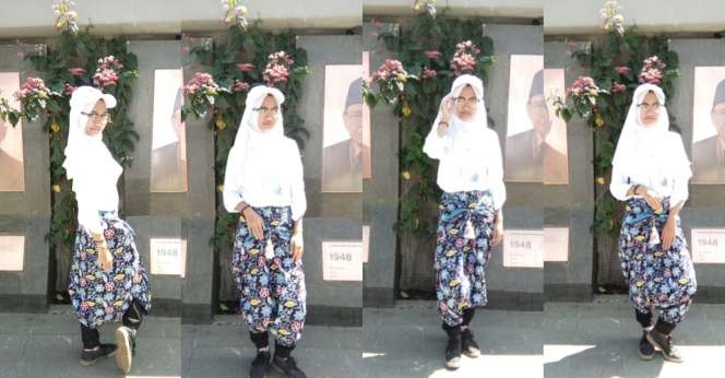 #HOTD: Paduan yang Cocok dengan Kain Lilit Batik Mutia Annisa