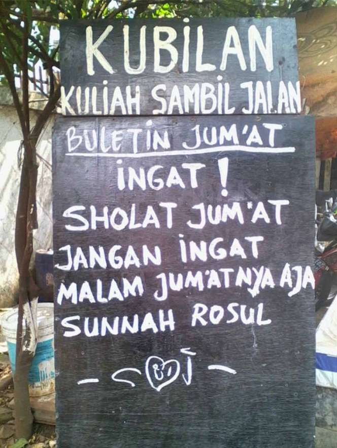 Bikin Ngakak! Petikan Kalimat Kocak Pangkalan Ojek Kubilan
