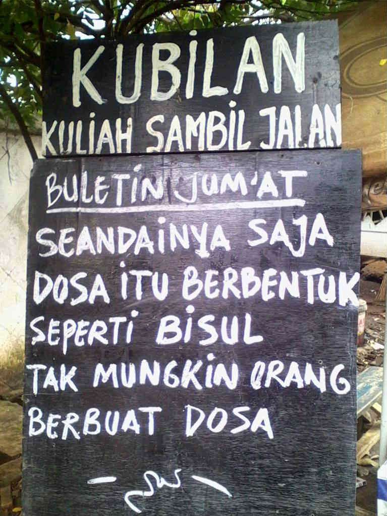 Bikin Ngakak! Petikan Kalimat Kocak Pangkalan Ojek Kubilan