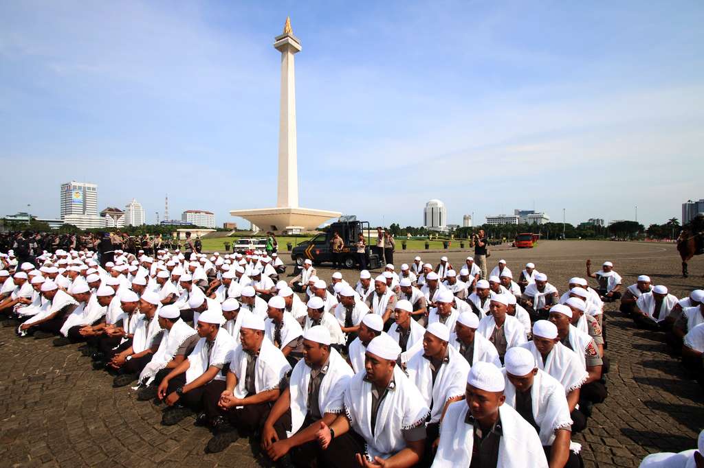 Pasukan `Asmaul Husna` Polri untuk Demo 4 November
