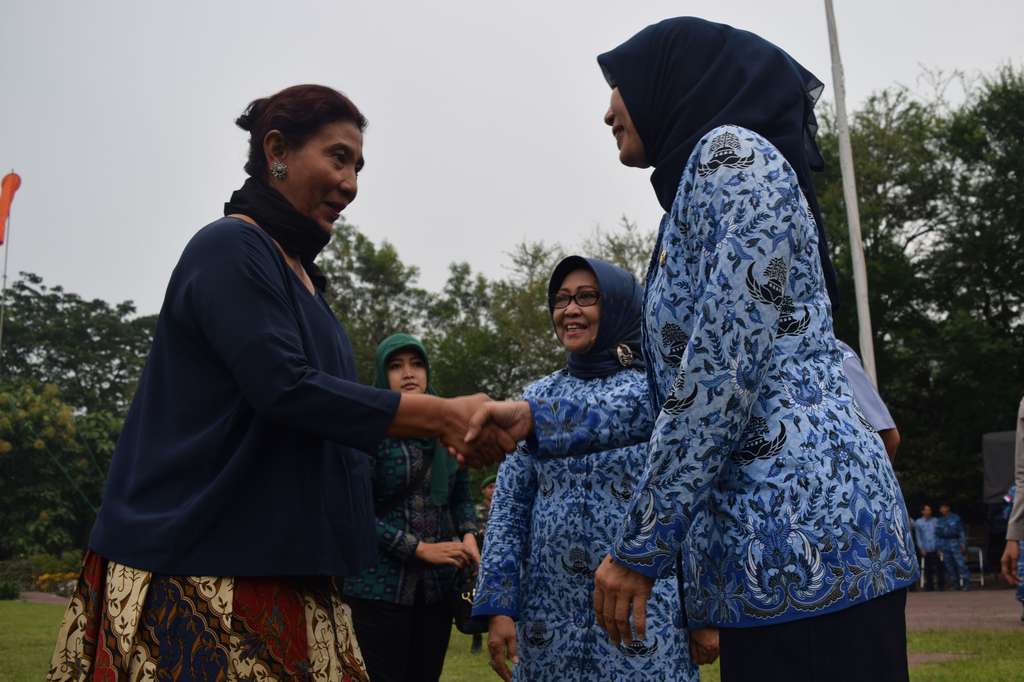 Aksi Menteri Susi di Ponpes Gontor