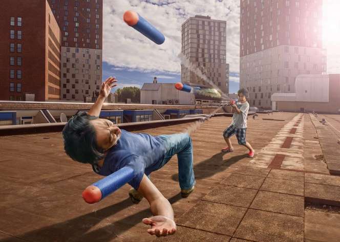 Ayah Jadikan Anaknya Eksperimen Berfoto, Hasilnya Bikin Takjub