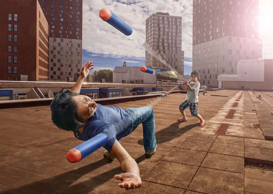 Ayah Jadikan Anaknya Eksperimen Berfoto, Hasilnya Bikin Takjub