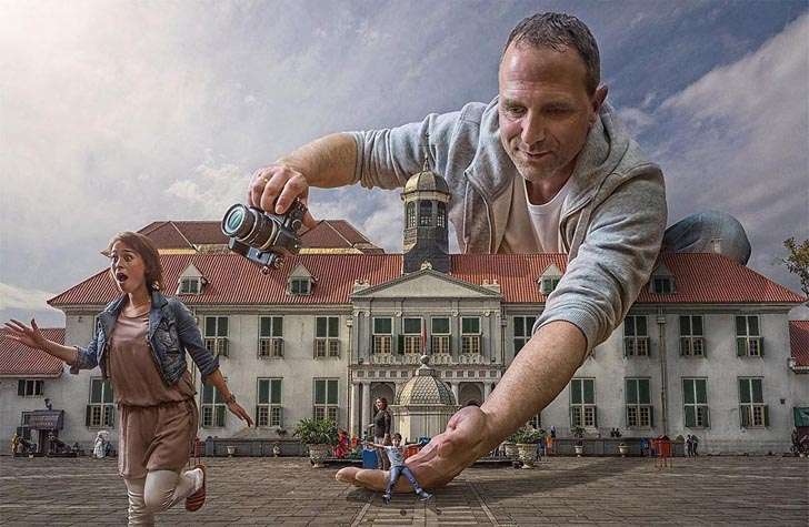 Ayah Jadikan Anaknya Eksperimen Berfoto, Hasilnya Bikin Takjub