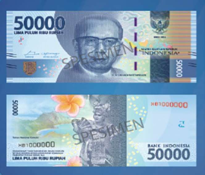 Inilah Penampakan Resmi Uang Rupiah Baru