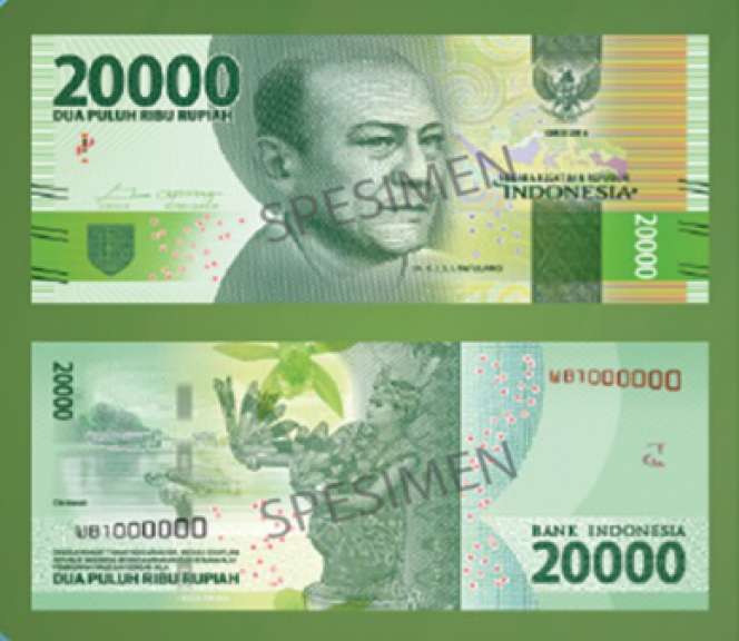 Inilah Penampakan Resmi Uang Rupiah Baru