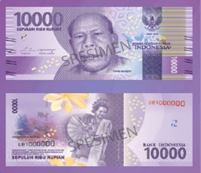 Inilah Penampakan Resmi Uang Rupiah Baru