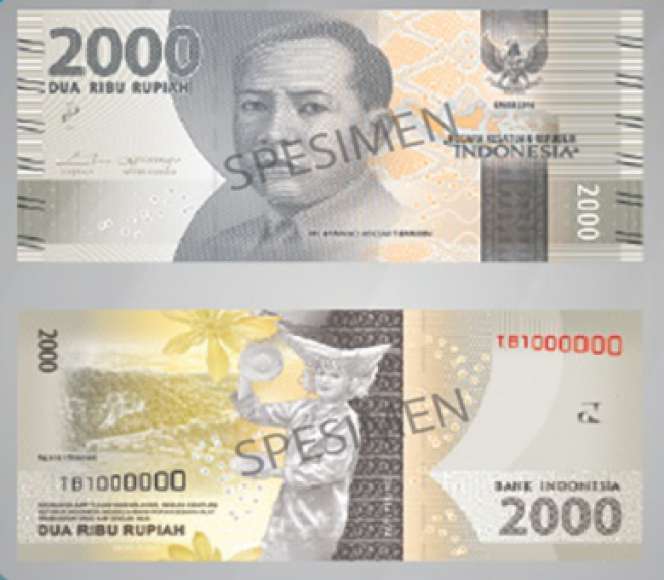 Inilah Penampakan Resmi Uang Rupiah Baru