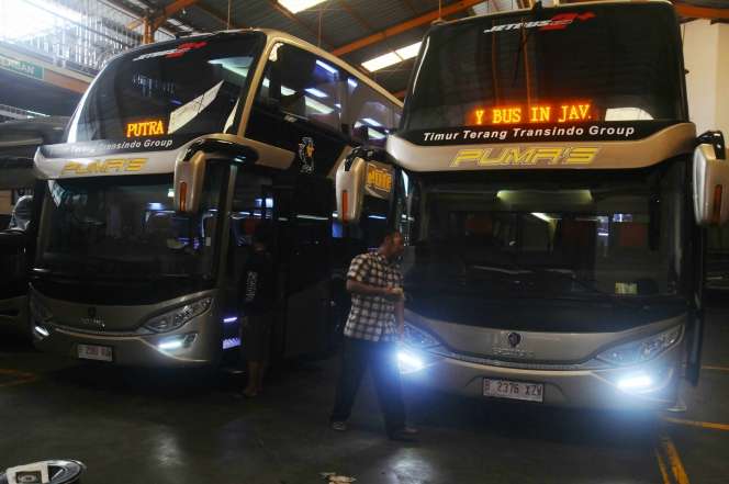 Bus `Telolet` Mewah Wonogiri-Jakarta, Serasa Naik Pesawat