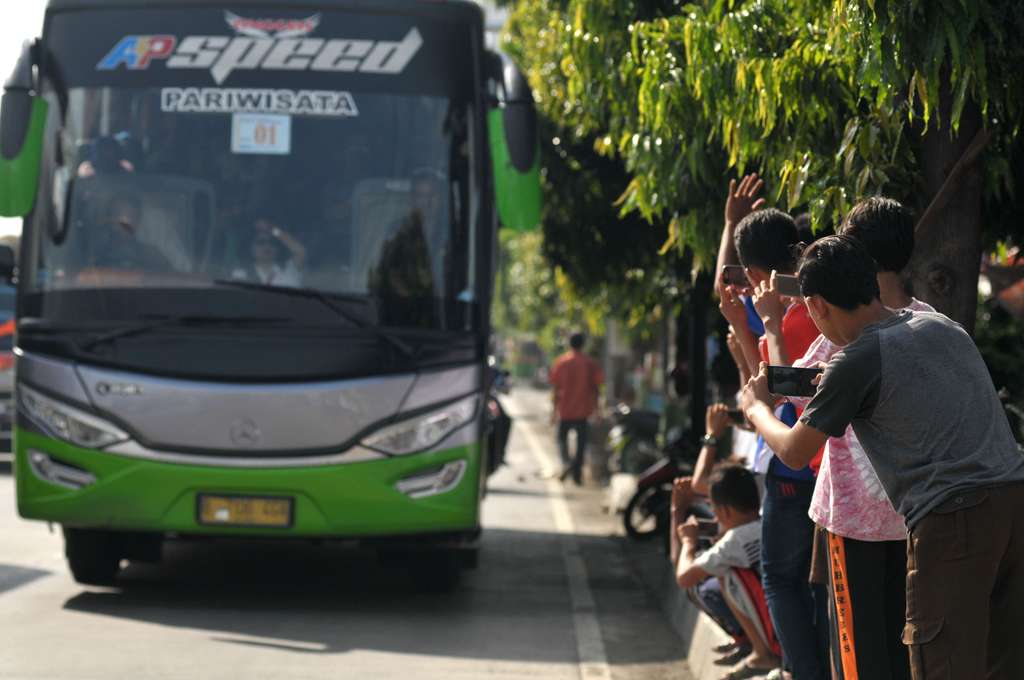 Bus `Telolet` Mewah Wonogiri-Jakarta, Serasa Naik Pesawat