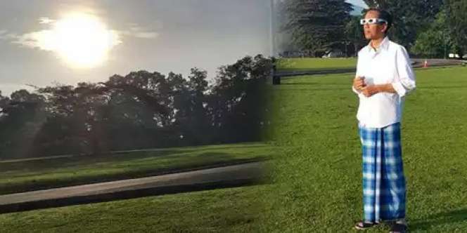 [FOTO] Gaya `Sarungan` Ala Presiden Jokowi