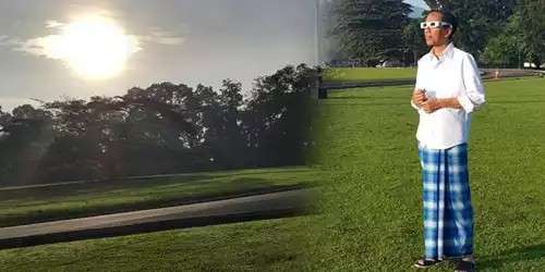 [FOTO] Gaya `Sarungan` Ala Presiden Jokowi