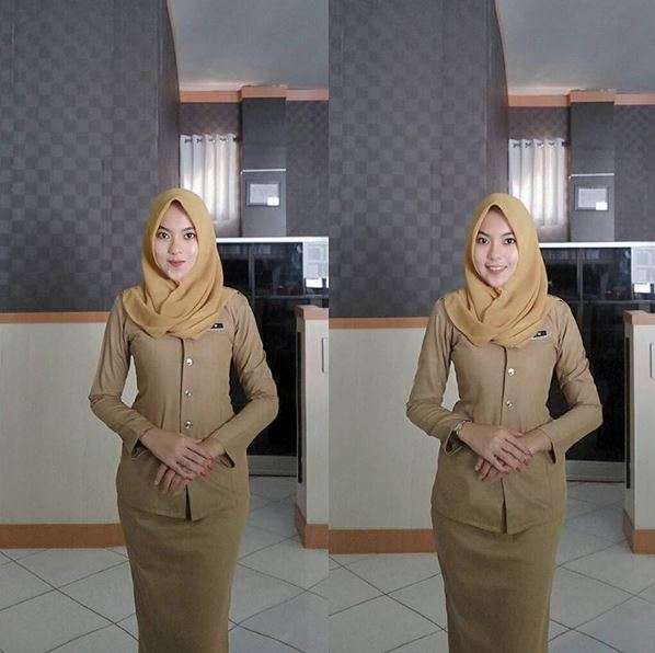 Hijabers PNS Cantik Ini Bikin Hati Kaum Adam Meleleh