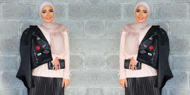 #HOTD: Gaya Feminin Reyan Haidar dengan Jaket Kulit