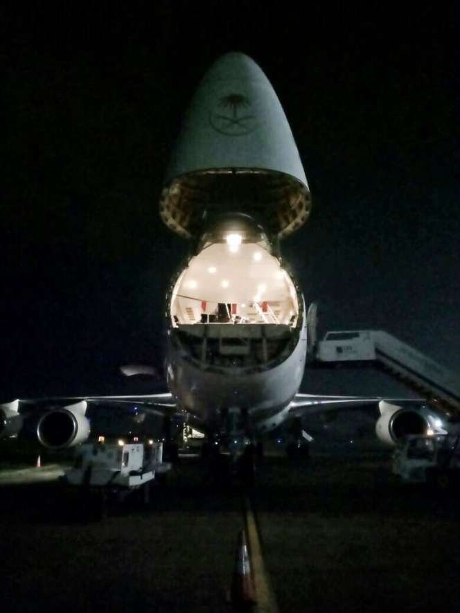 Penampakan Tangga Khusus yang Dibawa Raja Saudi ke Indonesia