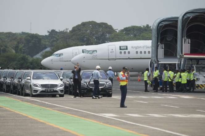 Detik-detik Kedatangan Raja Salman di Jakarta