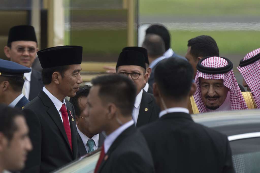 Detik-detik Kedatangan Raja Salman di Jakarta