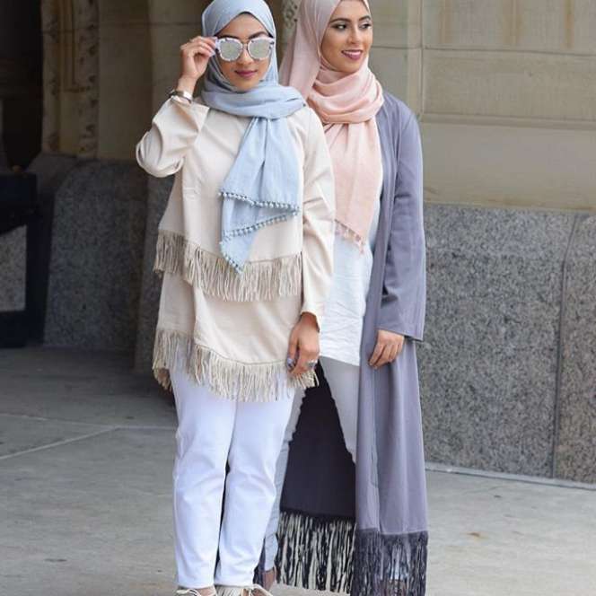 #HOTD: Gaya Kompak Hijaber Kakak Adik, Marwa Aateka