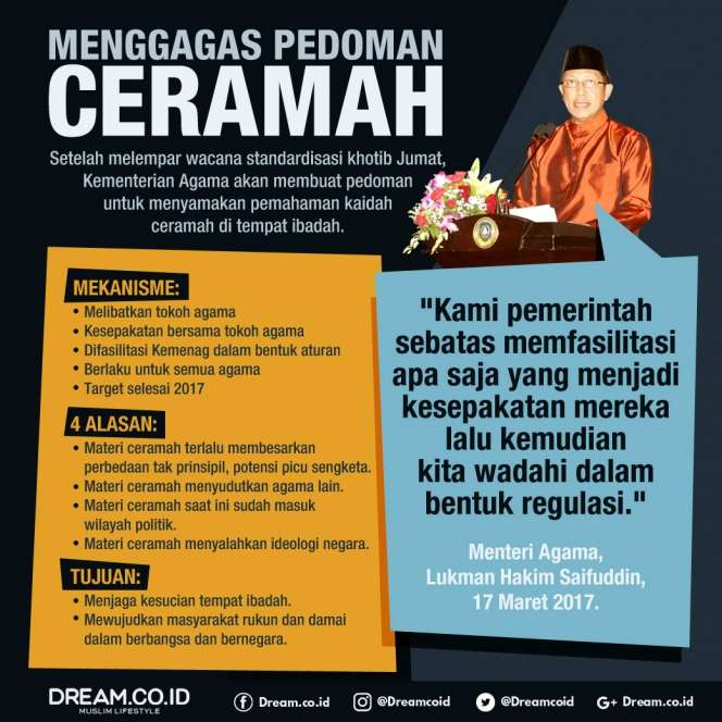 [INFOGRAFIS] Rambu Ceramah untuk Pendakwah