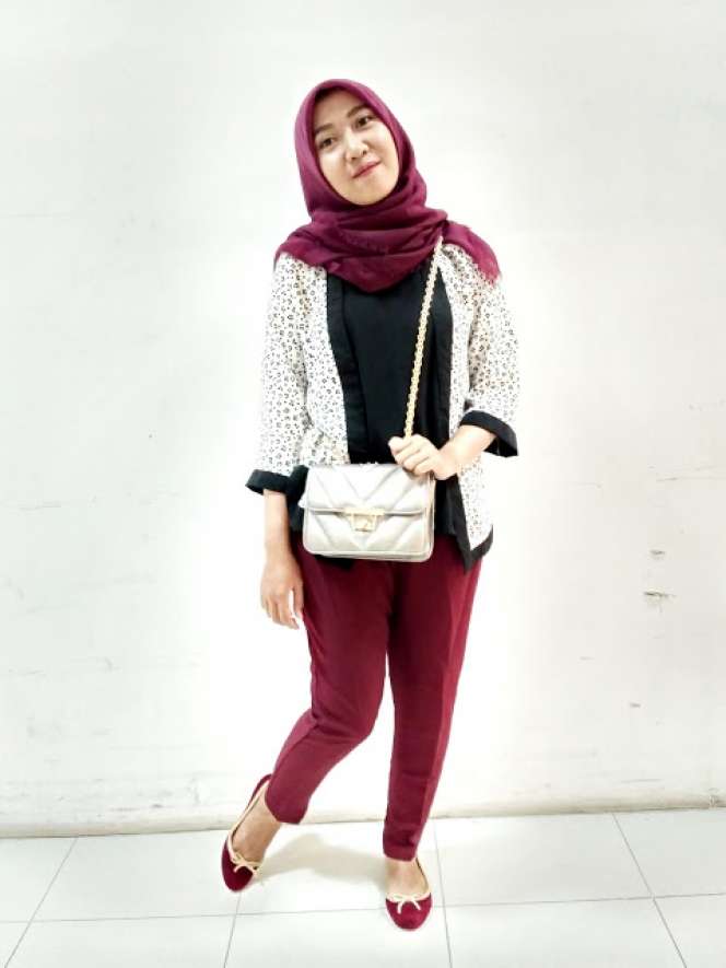 #HOTD: Paduan Simpel Outer Kimono Sanit Nurisma Wardhani