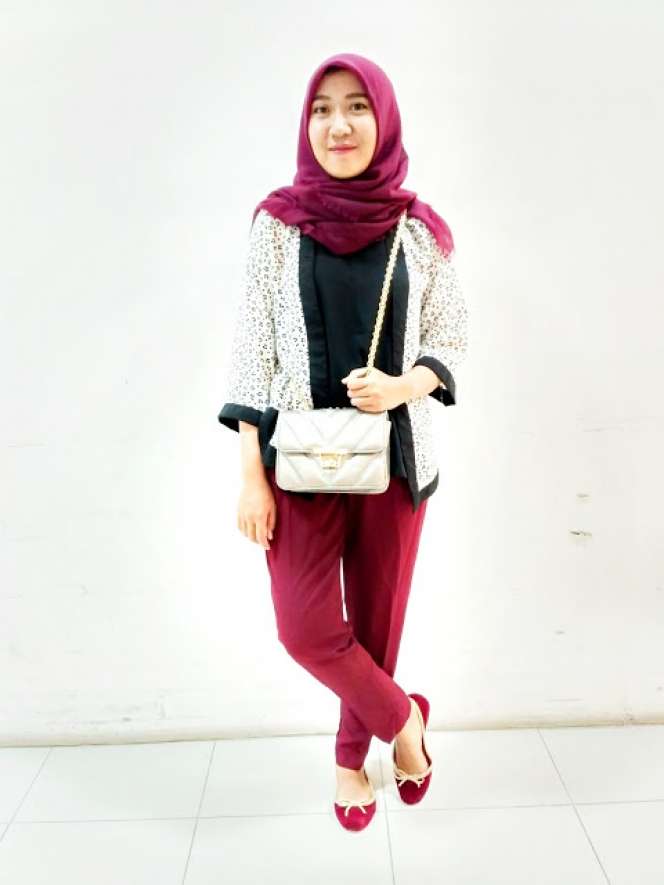 #HOTD: Paduan Simpel Outer Kimono Sanit Nurisma Wardhani