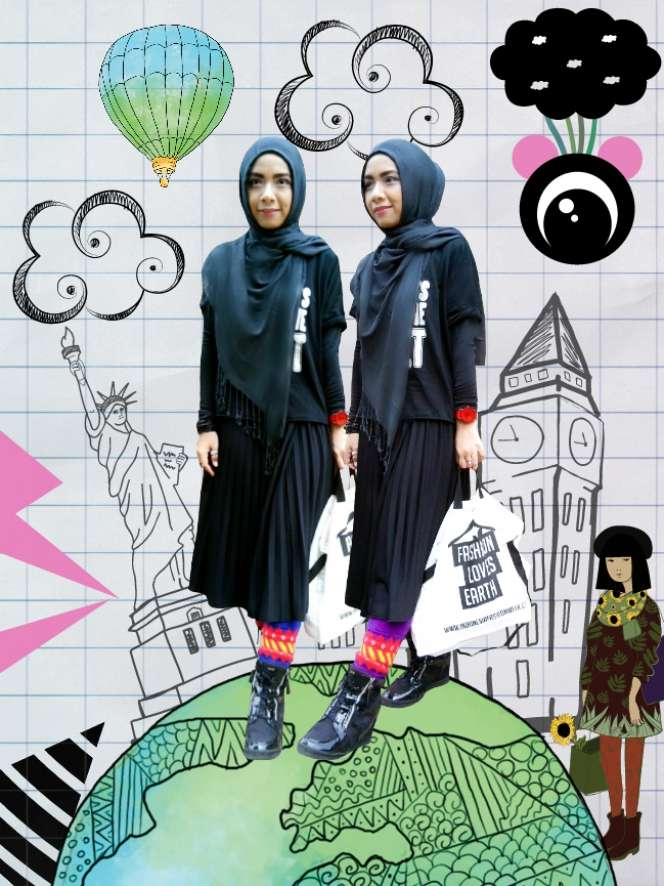 #HOTD: Warna Hitam Bikin Erda Nurwidiyani Makin Pede