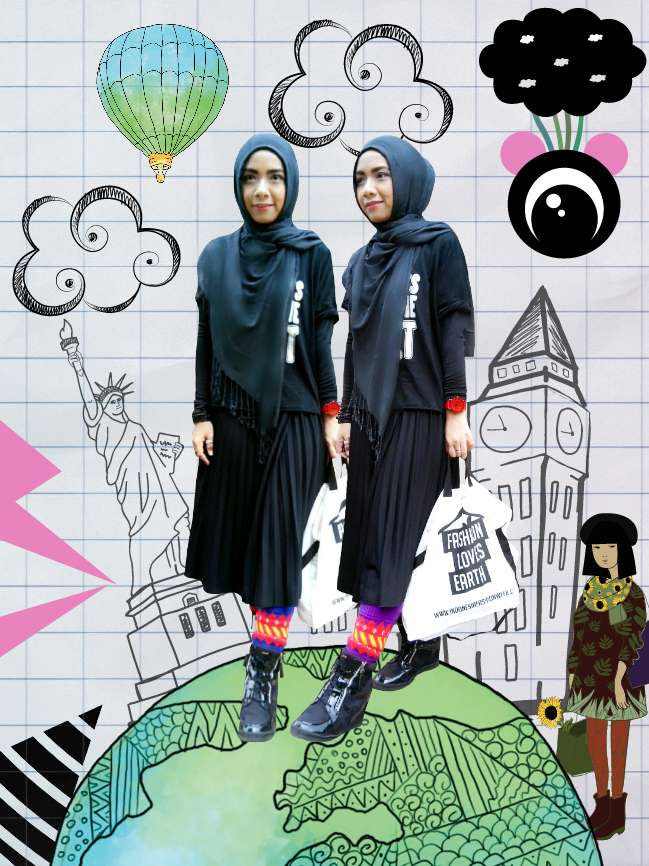 #HOTD: Warna Hitam Bikin Erda Nurwidiyani Makin Pede