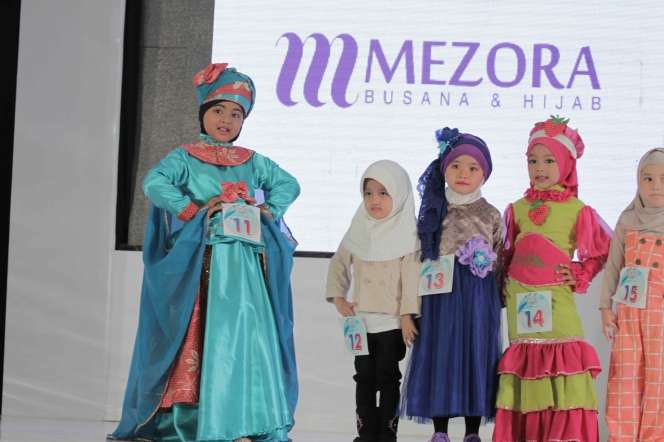Keceriaan Lomba Busana Muslim Anak Dream Day 2017