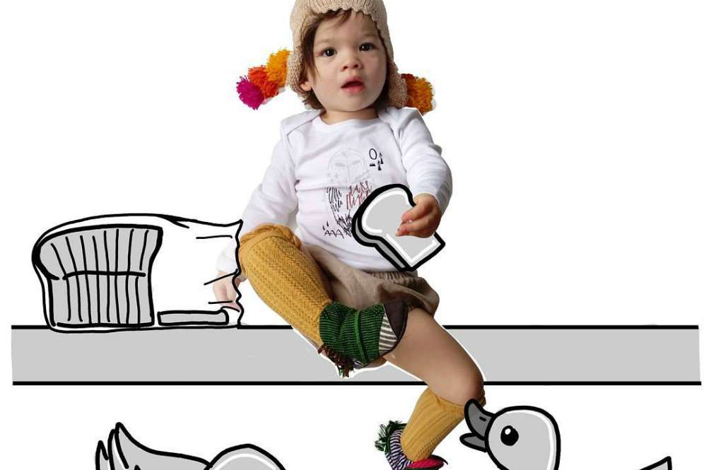  Kreatif! Pose Lucu Anak Dibuat Ilustrasi Oleh Sang Ibu