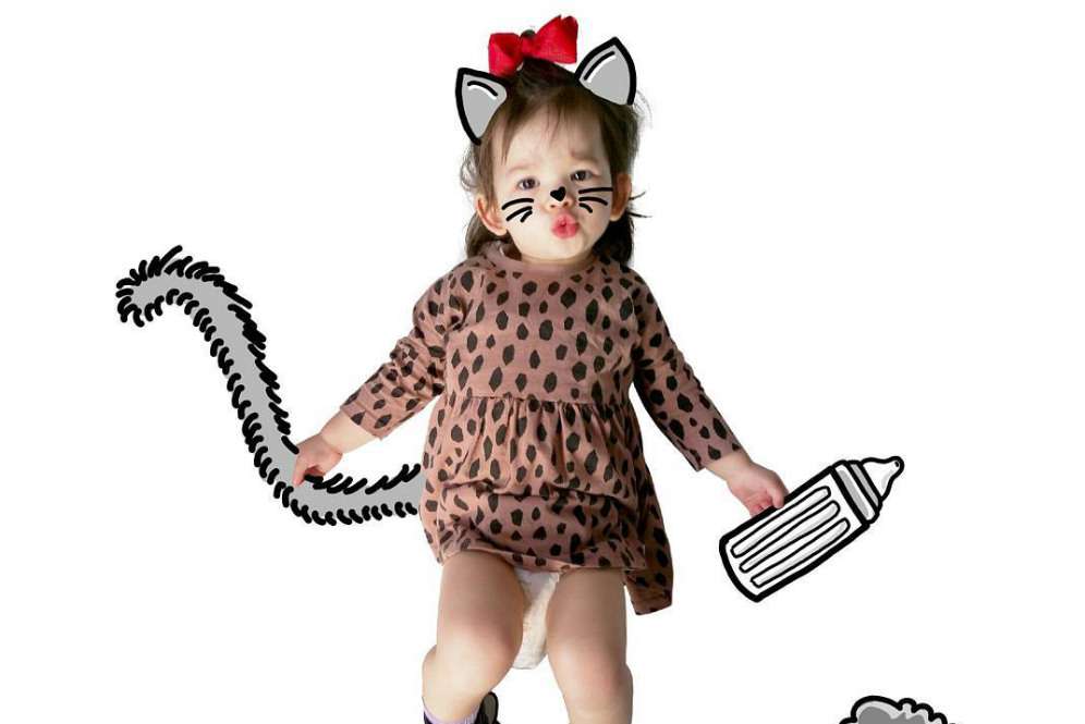  Kreatif! Pose Lucu Anak Dibuat Ilustrasi Oleh Sang Ibu