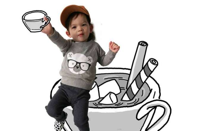  Kreatif! Pose Lucu Anak Dibuat Ilustrasi Oleh Sang Ibu