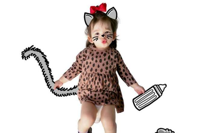  Kreatif! Pose Lucu Anak Dibuat Ilustrasi Oleh Sang Ibu